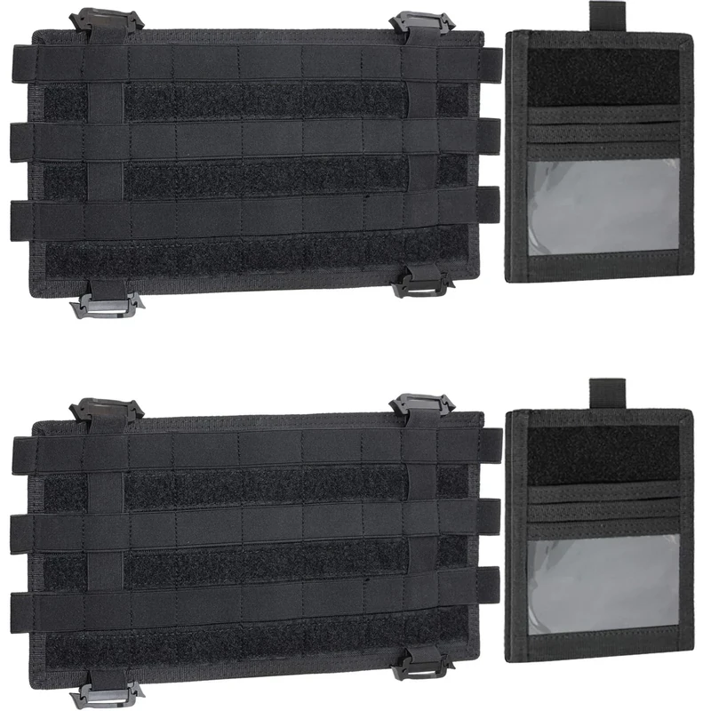 WYNEX Molle Visor Panel Organizer, Tactical Car Sun Visor Cover Molle Webbing Compatible Elastic Slots Vehicle Visor Storage Holder Pouch with 3 Elastic Strap Compatible F150 F550