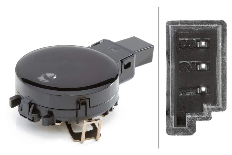 HELLA 6PW 012 343-701 Rain Sensor - 3-pin connector - Clipped