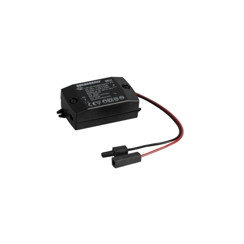 Brumberg 1332582 Brum LB19 350mA 7.2W Non-dim LED Power Unit, Black