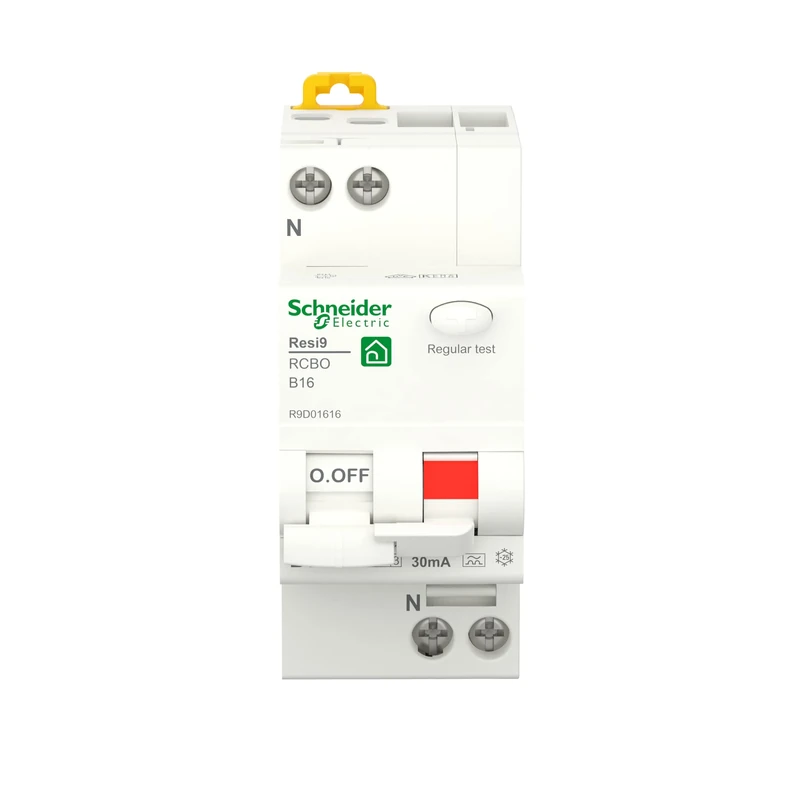 Schneider Electric FI LS RESI9 1P + N 16A B 30MA Type A 6KA, R9D01616
