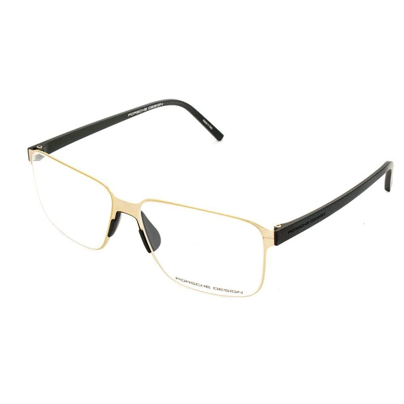 Porsche S0350185 Prescription Eyeglass Frames, Gold, 55 mm for Men, gold, 55 mm