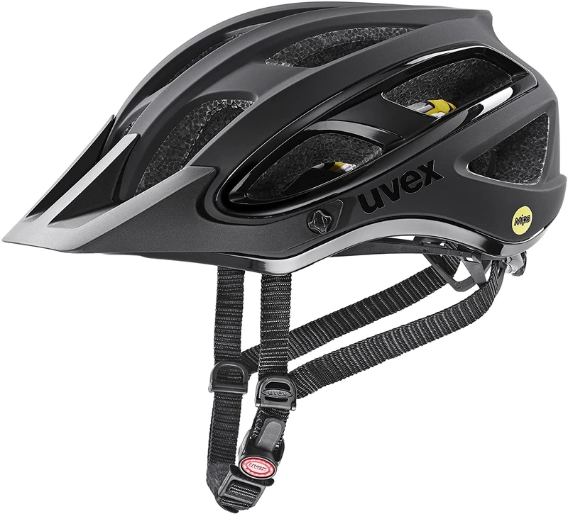 uvex Unbound MIPS - Secure Mountain Bike Helmet for Men & Women - MIPS System - Individual Fit - all Black Matt - 58-62 cm