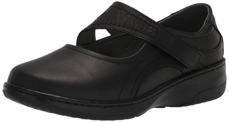 Propét Women's Golda Mary Jane Flat, Black, 4.5 UK