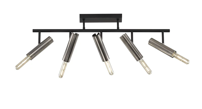 Fischer & Honsel Dean Metal Ceiling Light, 25 W, Black