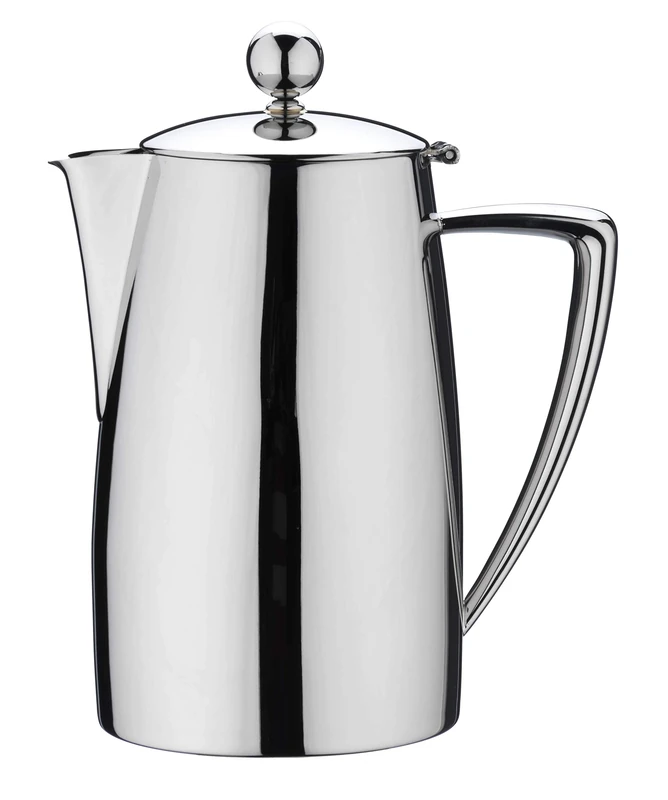 Café Stal Art Deco 18/10 Stainless Steel Mirror Polished Coffee Pot, 28oz