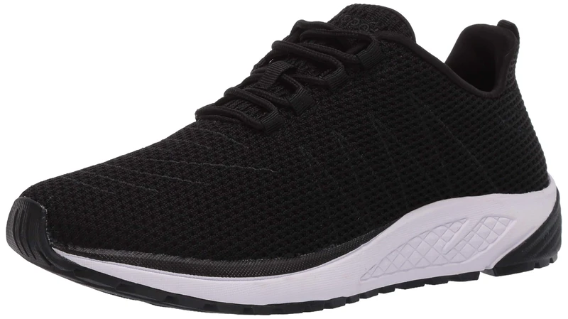 Propét Women's Tour Knit Sneaker, Black, 5 UK