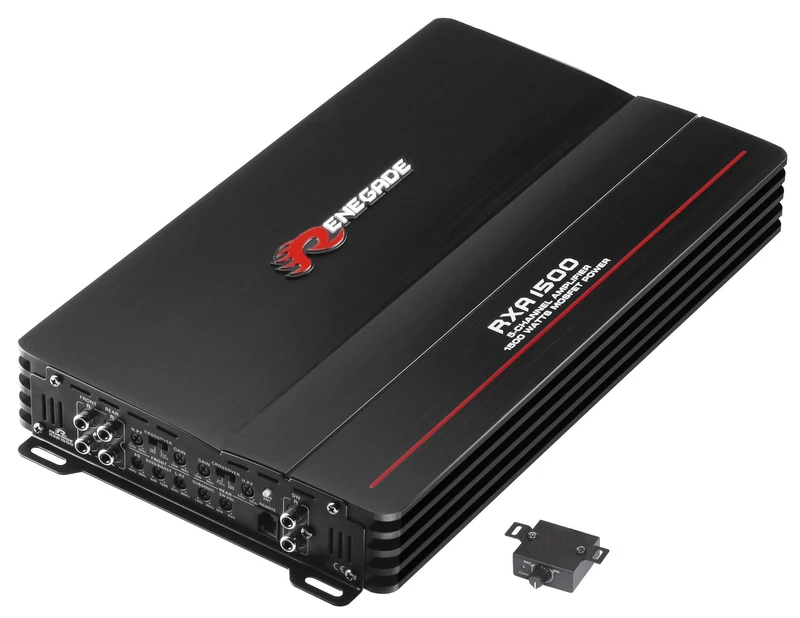 Renegade RXA1500 5-Channel Power Amplifier 1500W Volume/Bass/Treble Control Suitable for (Car Brand)