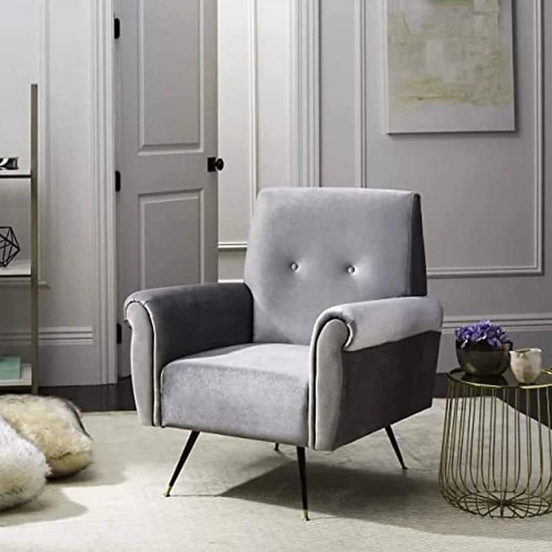 Safavieh Modern Upholstered Accent Chair, in Light Grey