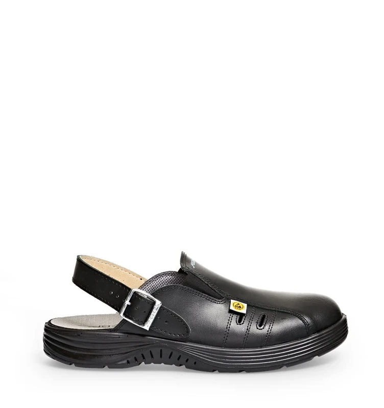 Abeba 7131042 X-Light ESD Clog SB, A, E, FO, SRC, Black, Size 47
