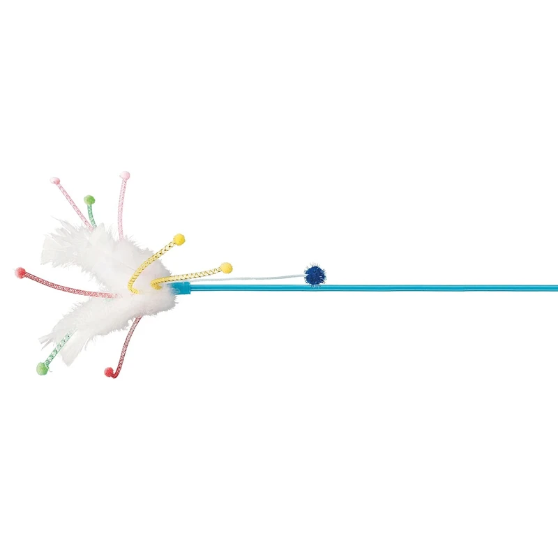 Trixie Set of Playsticks with Feathers, 41 cm, Cat