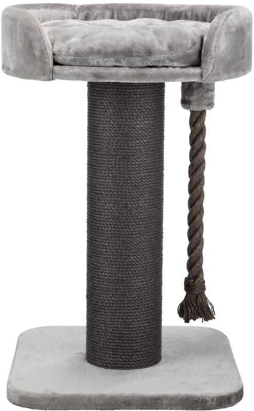TRIXIE cat tree XXL Klara 39.4 inches in grey – robust cat scratching post for large cats with a cosy, elevated lounging area, comfortable & stable – 44676