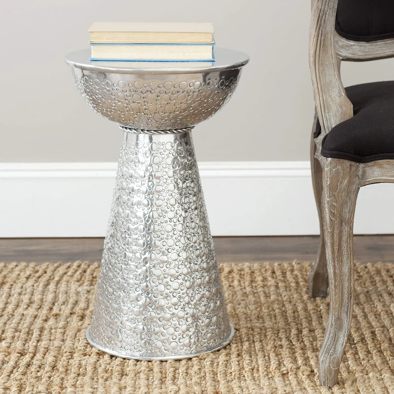 Safavieh Modern Wooden, in Silver, 35 X 35 X 50