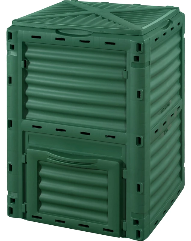 GARDEN FRIEND C1933431 Composter 300 Lt. Made of weather-resistant polypropylene, green