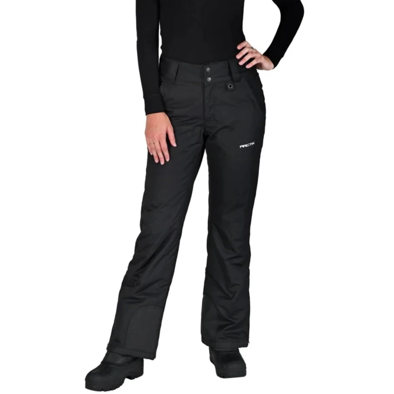 Arctix Women's Insulated Snow Pants, Black, 1X/29 Inseam