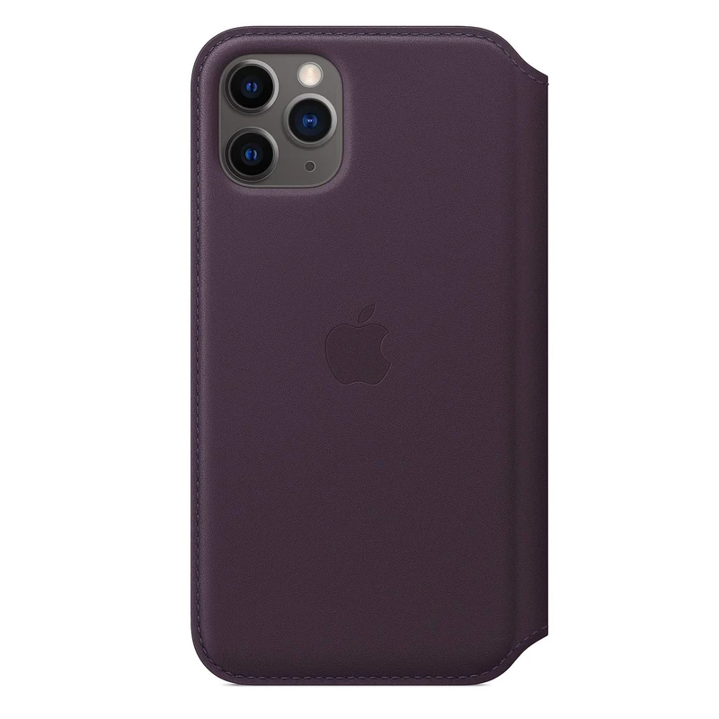 Apple Leather Folio (for iPhone 11 Pro) - Aubergine