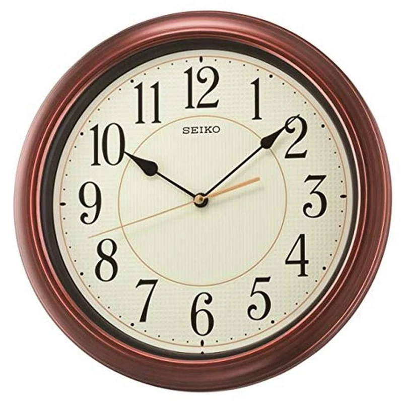 SEIKO Wall-Clock, Wood, Brown