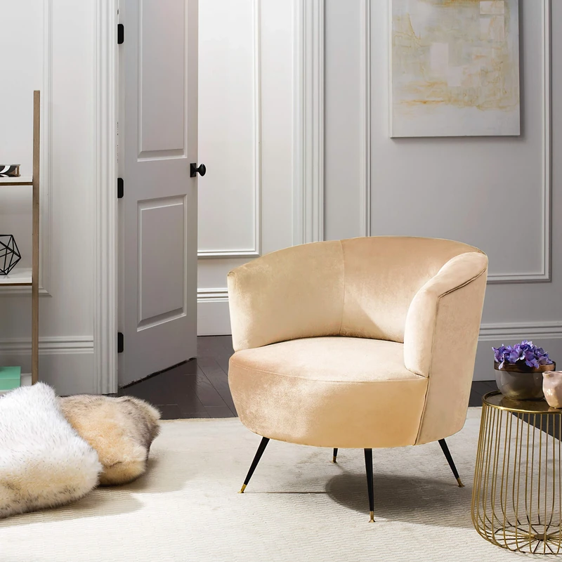 Safavieh Modern Upholstered Accent Chair, in Beige