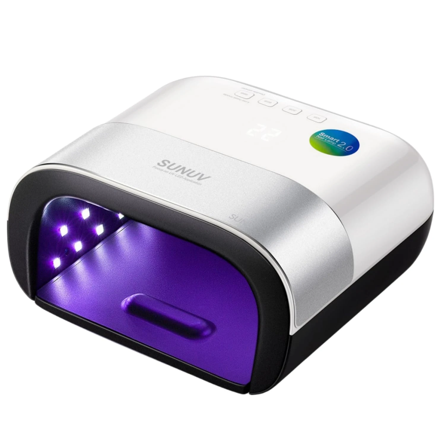 SUNUV Led Nail Lamp,Professional Nail Dryer for Gel Polish Curing Light Machine, with Automatic Sensor and LCD Display for Home and Nail Salon