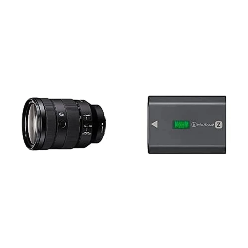 Sony SEL24105G FE 24-105 mm F4 G OSS Standard Zoom Lens & NPFZ100.CE Z Series Rechargeable Battery Pack - Black