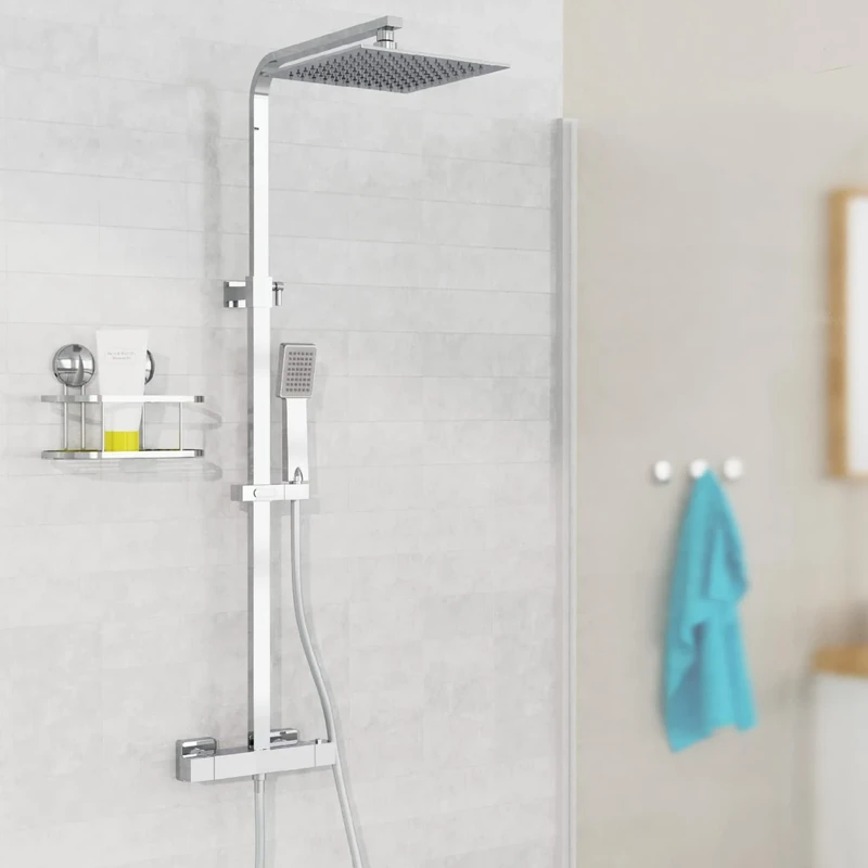 EISL Calvino DX1104CST Overhead Shower Set with Thermostatic Fitting Chrome