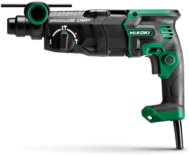 HiKOKI Bohr & Meißelhammer DH28PEC (900W, SDS-Plus, 4J, Elektronisches Bohrtiefenmanagement, RFC, Soft-Touch, User Vibration Protection, Zubehör, im Transportkoffer)