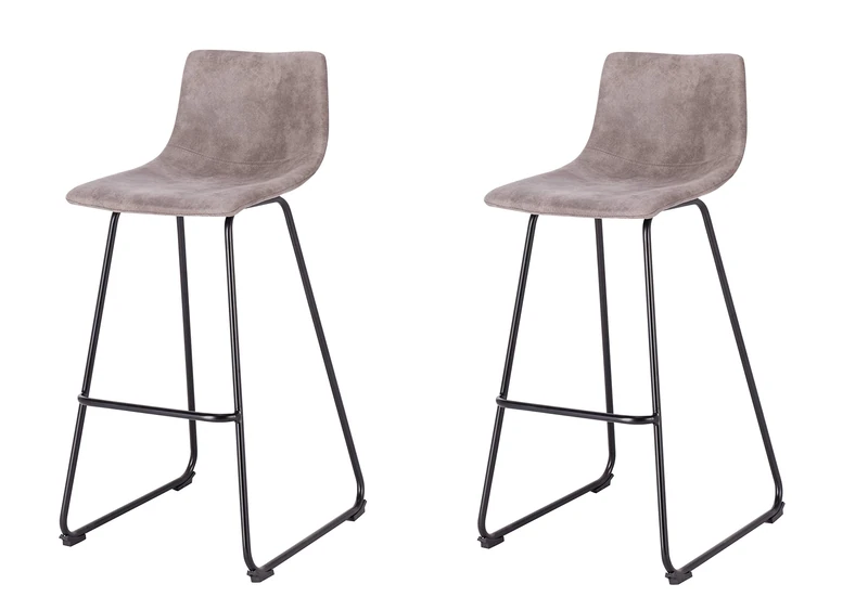 La Silla Española Bilbao Spanish Chair Stool Fabrics, Beige, 89 cm (H) x 48.5 cm (W) x 48.5 cm (D) - Image 1