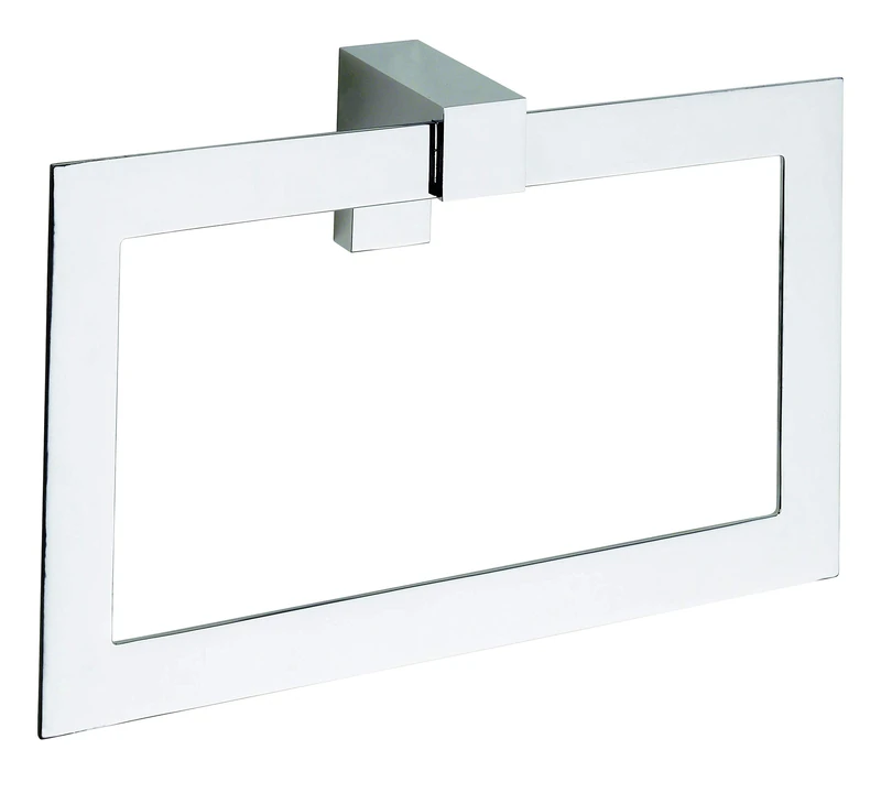 SANIBAÑO Elegance Bathroom Accessory, Brass, Chrome, Small - Image 1