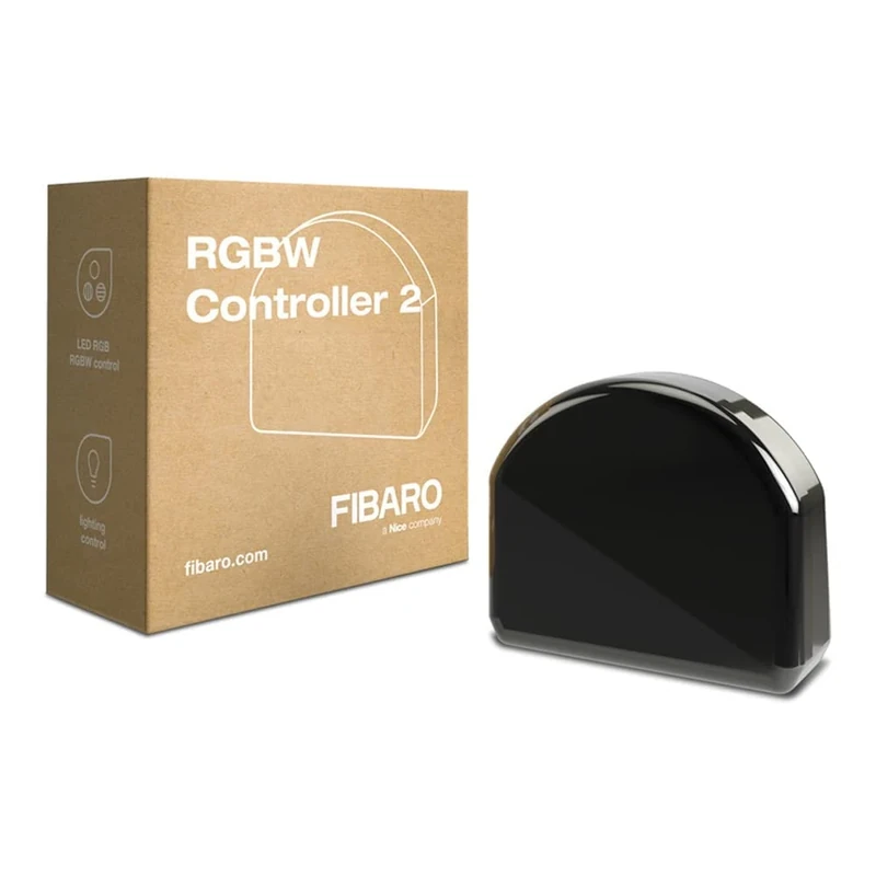Fibaro RGBW Controller 2 / Z-Wave Plus Universal LED Light Strips Controller, FGRGBWM-442, black