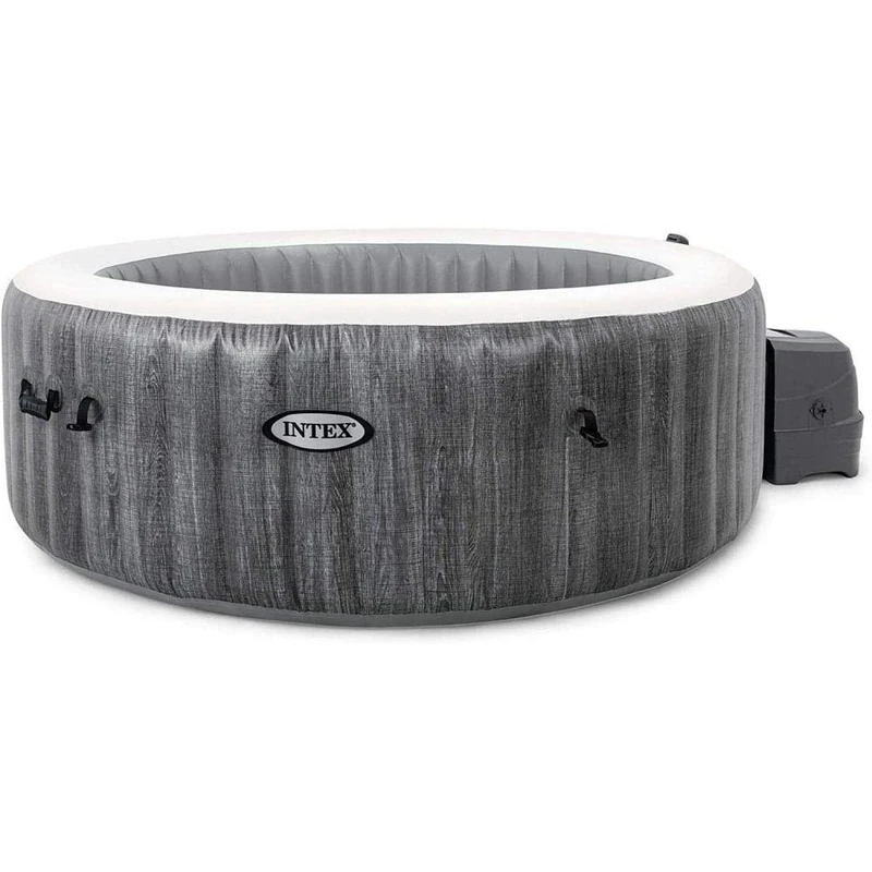 Intex 77-Inch x 28-Inch Purespa Greywood Deluxe Set