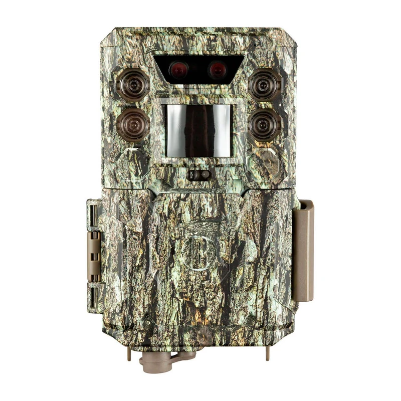 Bushnell - 30MP Dual Core Treebark - Trail Camera - Camo - No Glow - Wildlife - Outdoor - Animals - Wireless - Field Scan Mode - Nightvision - 119977M
