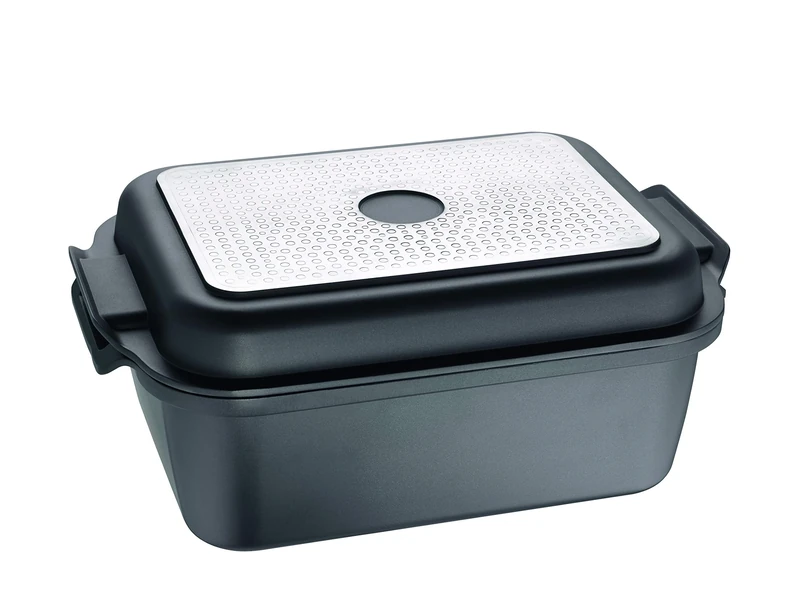 Rohe Germany Emma Multi Roasting Dish 32 x 24 cm Lid Also Suitable as a Pan Approx. 8.50 L - Image 1