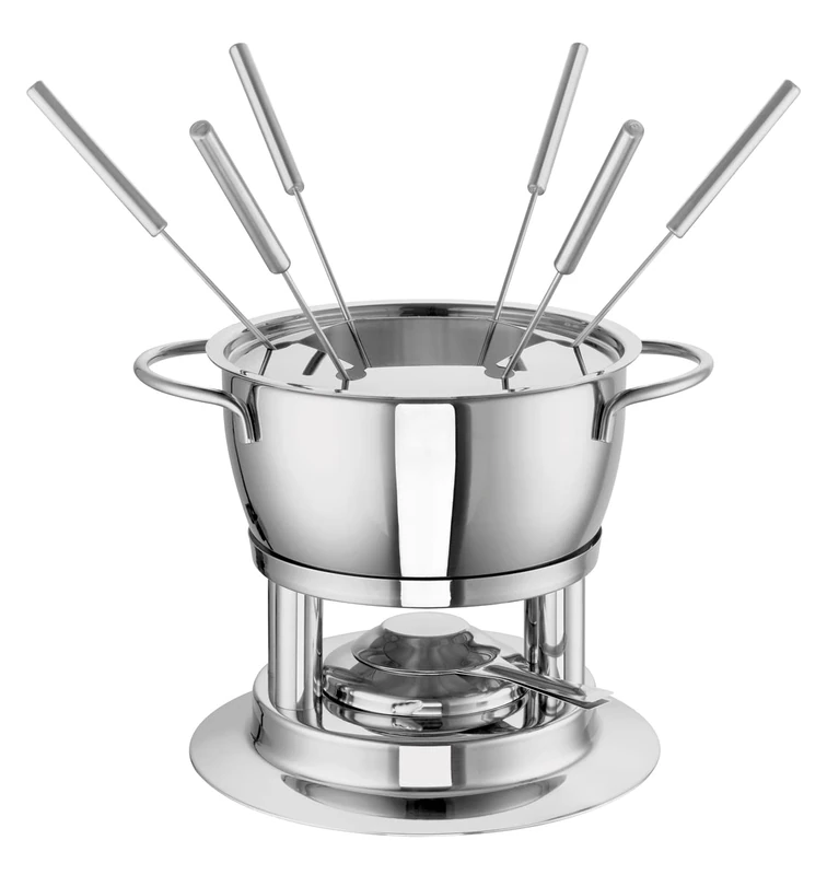 Rohe Germany Fiona 208271-18 Fondue Diameter 18 cm Approx. 2.2 l, 18/10 Steel, 2.2 litres