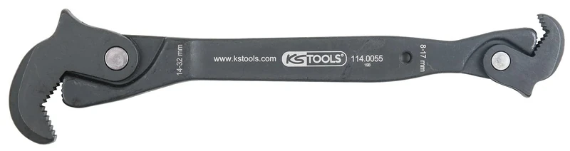KS Tools 114.0055 Single-Lever Multi-Function Key 8-17/14-32 mm Grey