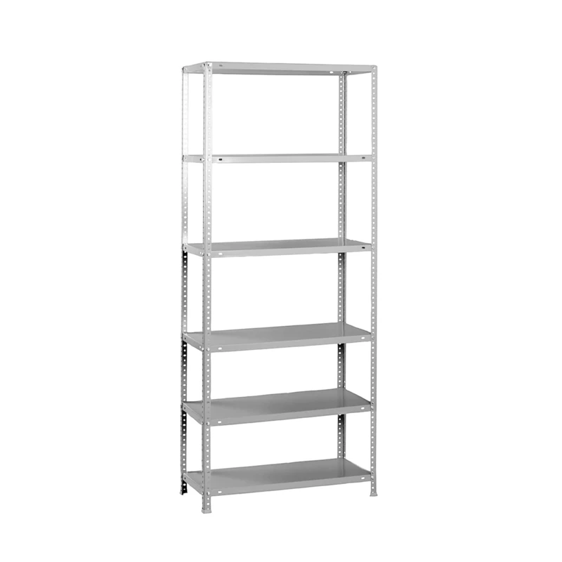 Simon Rack Garage Shelving Units 2000x1000x500 mm, 6 Tier Steel Rack, 100 kg per Shelf, Grey - Comfort