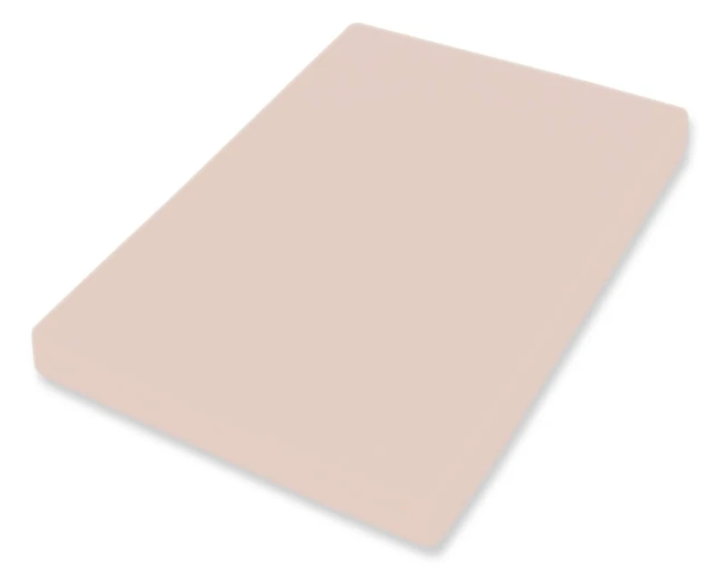 Bassetti Boxspring 9285336 Fitted Sheet Plain Cream 755 Cotton and Elastane in Beige 180 cm x 200 cm / 200 cm x 220 cm
