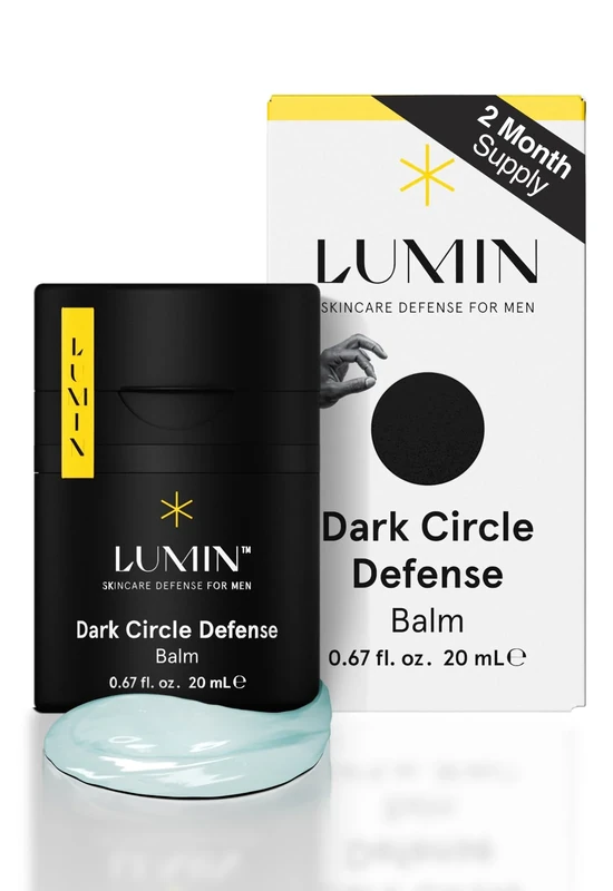 Lumin - Men’s Dark Circle Defense (1 oz.): Anti-Aging Korean Formulated Eye Cream Treatment - Reduce Fine Lines, Wrinkles, Eye Bags, Dark Circles - Achieve Your Best Look with Lumin