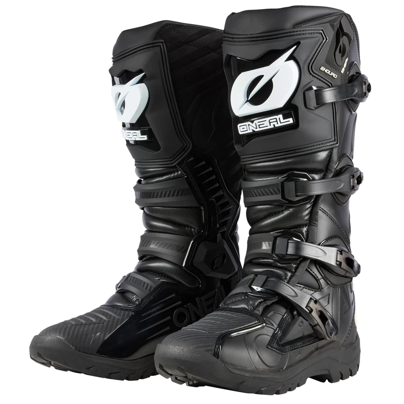 O'NEAL | Motocross Boots | Enduro Motorcycle | Foot & Shift Zone Protection, Microfibre Heat Protection, Perforated Lining for Better Ventilation | Boots RMX Enduro | Adult | Black | Size 41