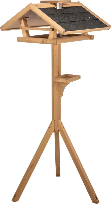 TRIXIE Natura Feeder with Stand, 55 x 27 x 53 cm, 1, 40 m, Brown