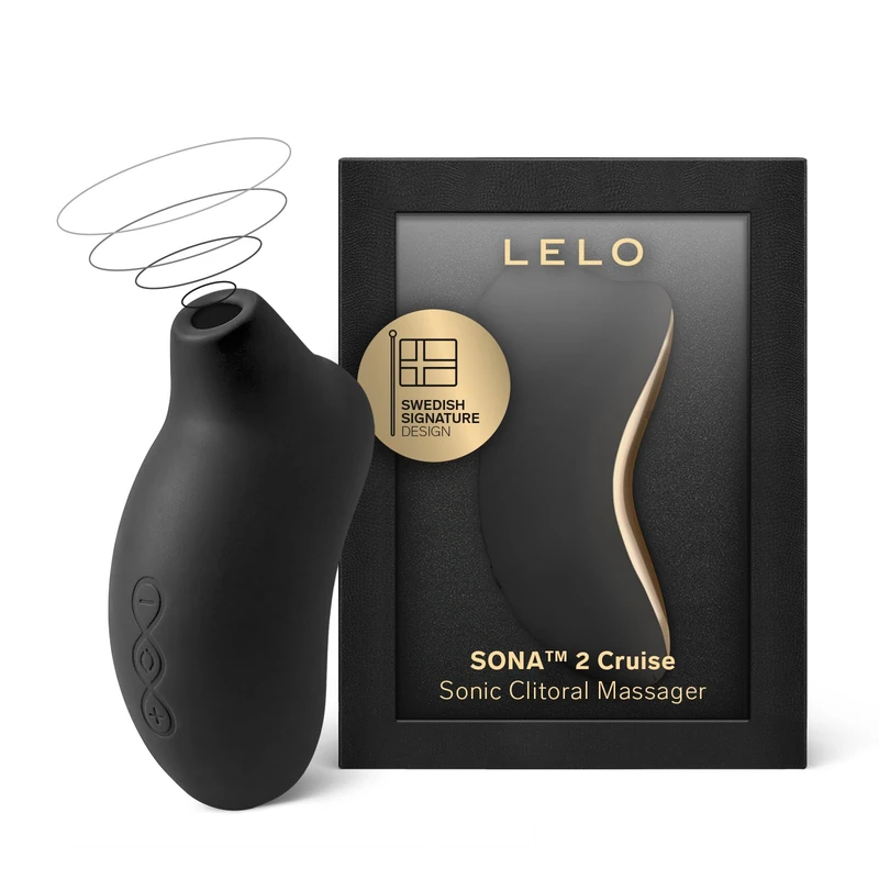 LELO SONA 2 Cruise Sonic Massager, Black
