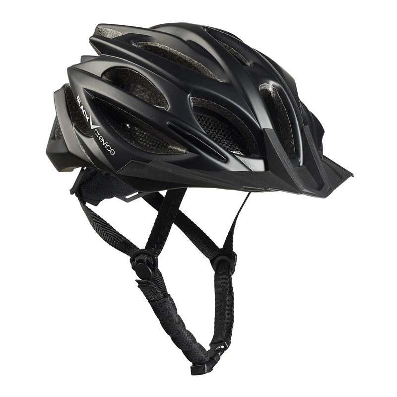 Black Crevice Unisex Adult Bicycle Helmet 54-58 cm Black