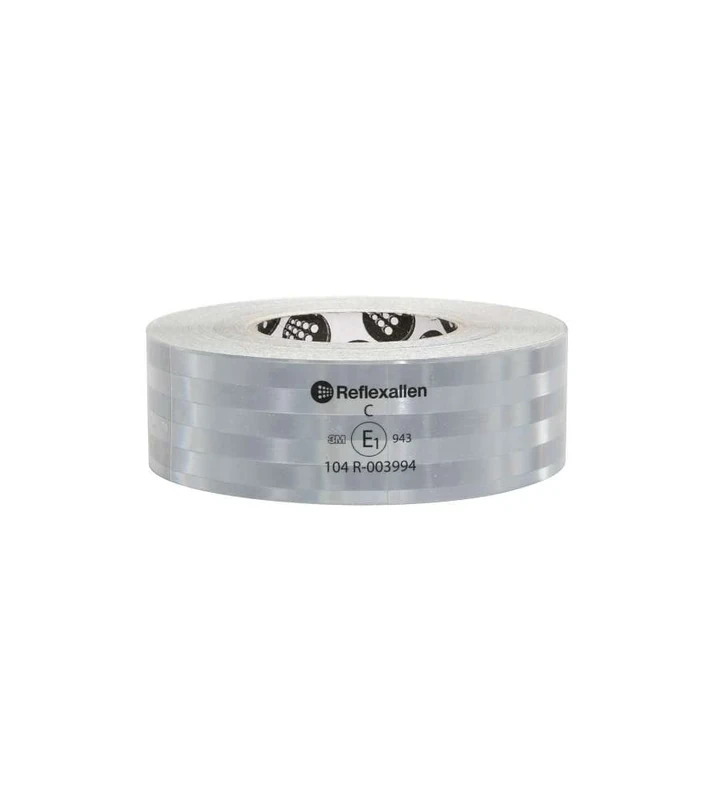 Reflexallen Value, conspicuity tape for rigid surfaces - 50 m - White