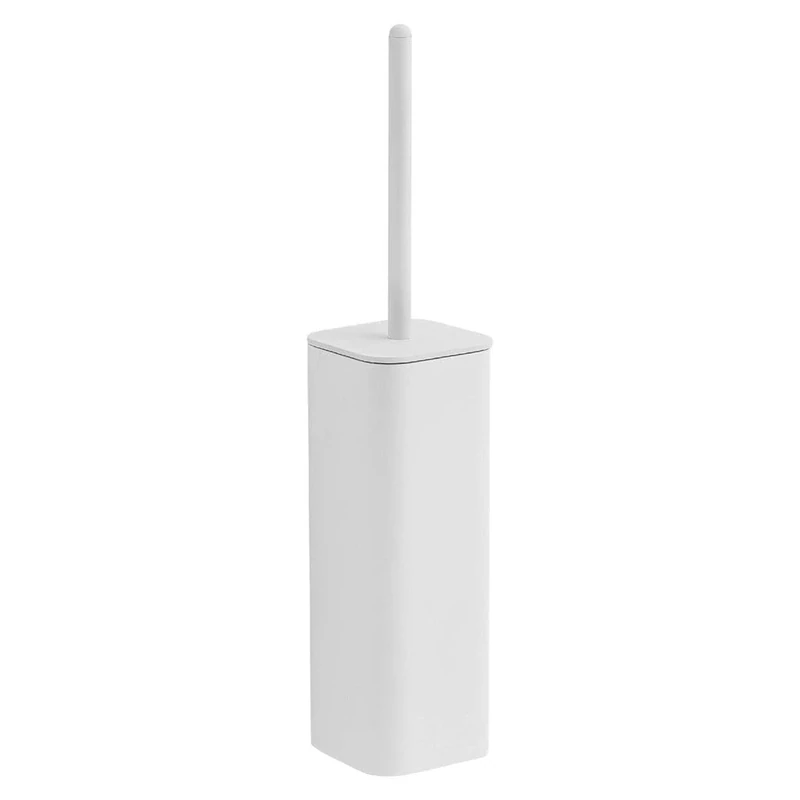 Gedy Brush Holder, Metal Stainless steel Cromall, White, 8X 9,9X 38,4