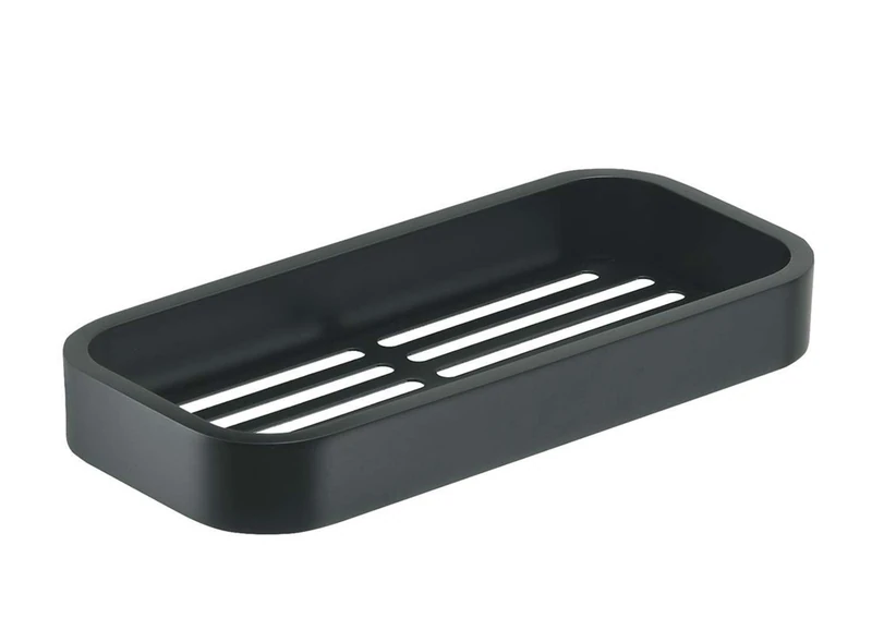 Gedy Outline Soap Dish, Brass, Black, 24.1 x 11 x 3