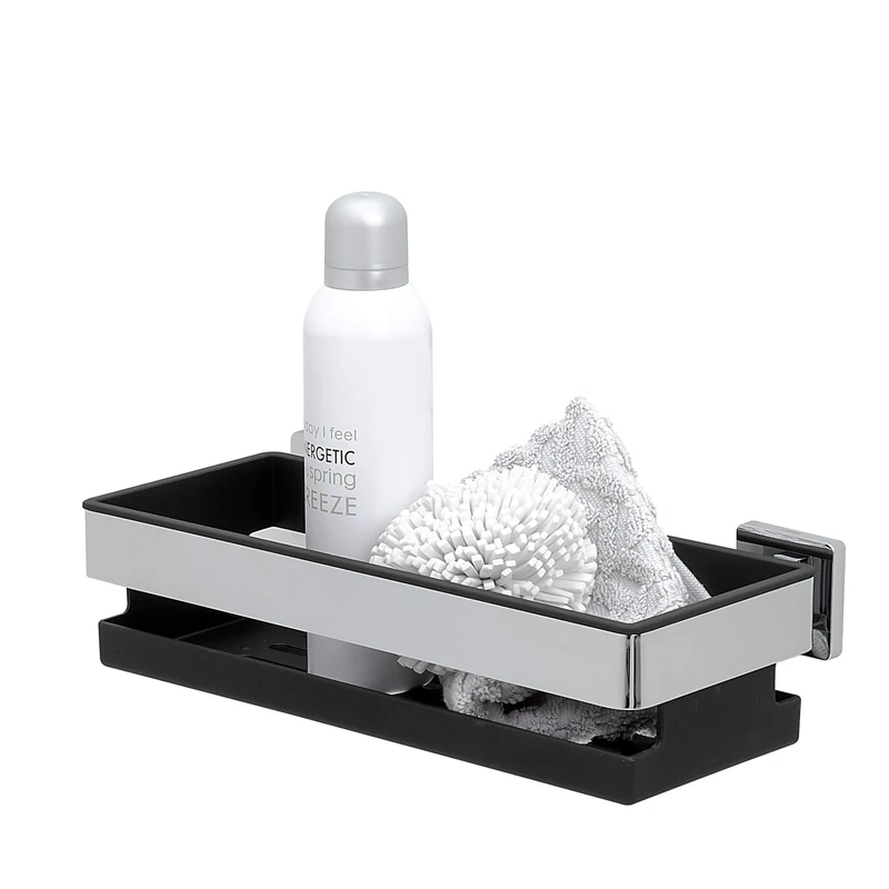 Tiger Dock Shower Basket, Stainless Steel, Chrome, 30 x 8 x 13.8 cm