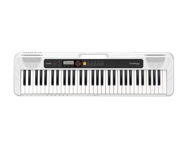 Casio CT-S200WEC5 61 Key Portable Electronic Keyboard in White with Dance Music Mode