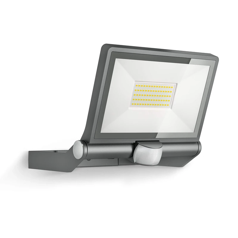 Steinel LED Outdoor Floodlight XLED ONE XL S Anthracite, 180° Motion Detector, 42.6 W, 4200 lm, Warm White, Aluminium