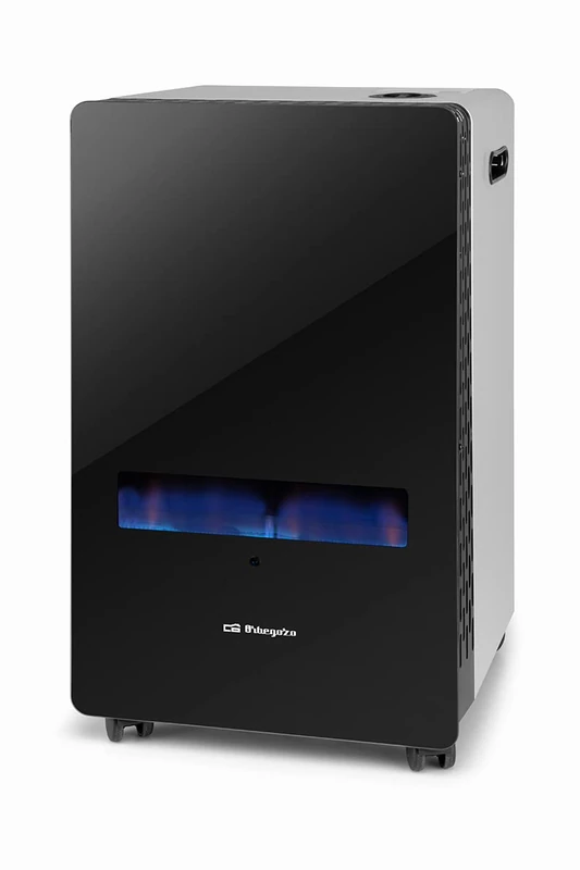 Orbegozo HBF 100 'Blue Flame' Heater, 3,800 kW, Energy Efficiency Class A, Butane and Propane Gas, Triple Safety System: Automatic Shutoff, Atmospheric Analyser, Piezoelectric Ignition
