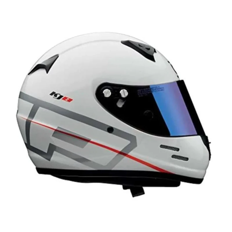 Omp KJ8 Evo Cmr White Helmet M Karting