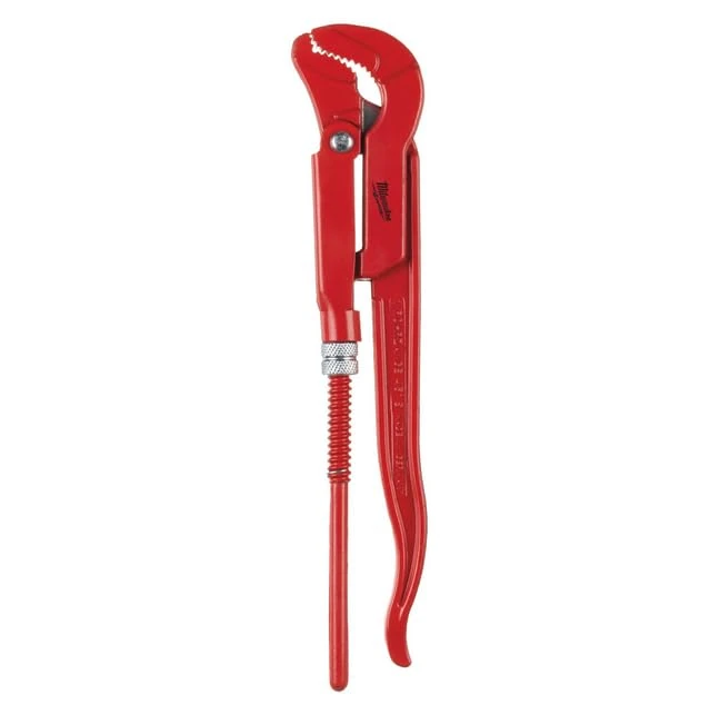 Milwaukee 932464578 Steel Jaw Pipe Wrench 550mm Capacity 83mm, Red