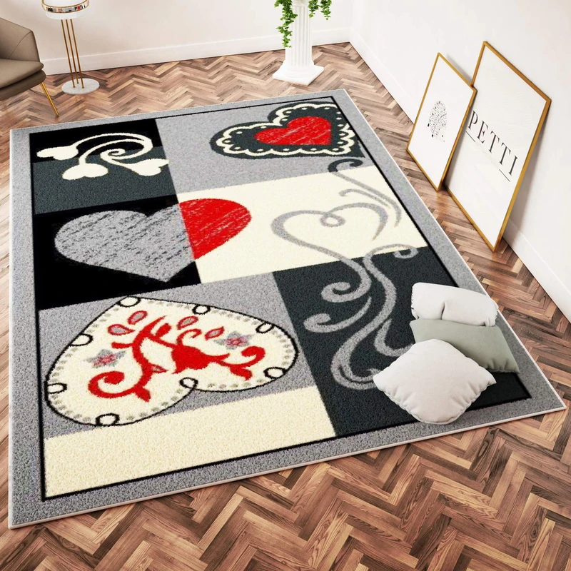 PETTI Artigiani Italiani Rug, red, Jewellery 3 Items